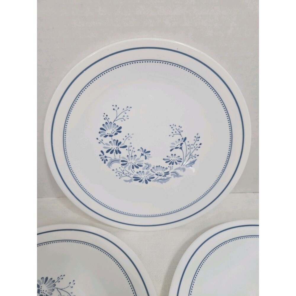 Vintage Corelle Colonial Mist Salad/Dessert Plates Set Of 3 (8.5”)